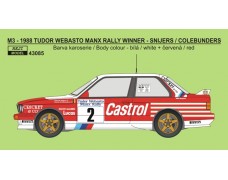 Decal – BMW M3 - 1988 Manx Rally winner - Snijers / Colebunders LIMITED